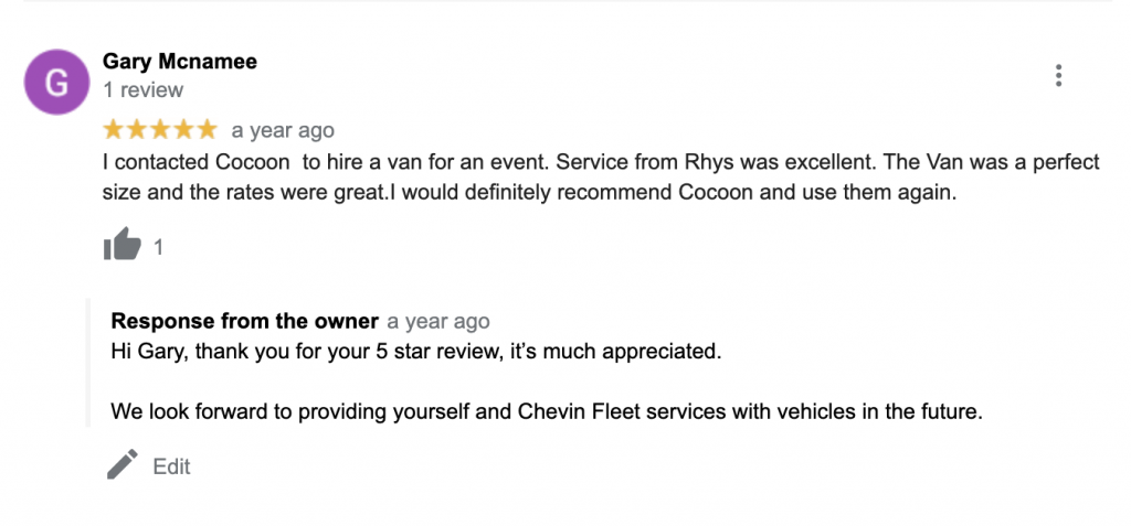 Gary McNamee Chevin Fleet Services