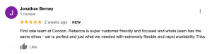 "Rebecca is super customer friendly"